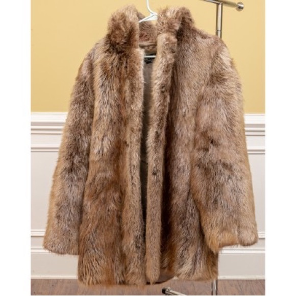 VINTAGE REVILLON BLONDE BEAVER FUR HOODED COAT - Picture 3 of 12